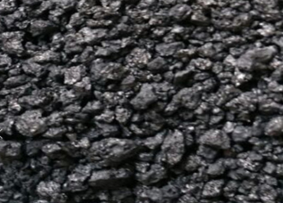 Hoge de Aardoliecokes van de Koolstof Lage Zwavel, Gecalcineerde Petcoke 15mm voor Gieterijindustrie