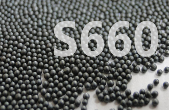 Oppervlaktebehandeling Geschotene S660 Uit gegoten staal om de Zwarte Kleur van het Ballenmetaal