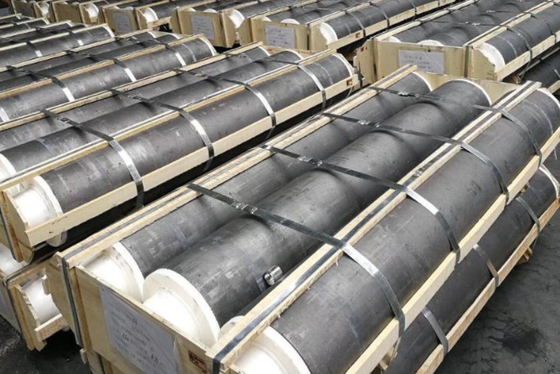 Industriële Grafiet de Elektroden Grondstoffen van UHP voor het Lage Weerstandsvermogen van Boogovens